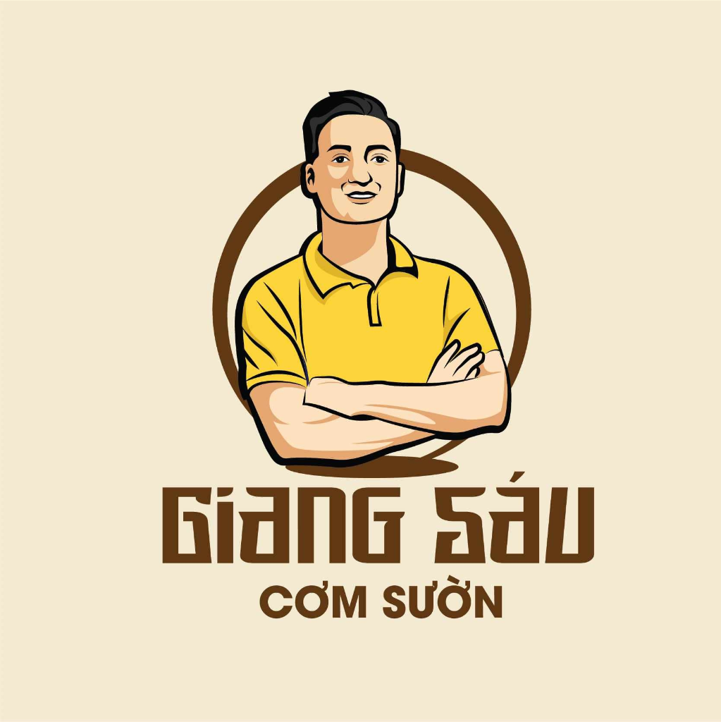 Logo Cơm Sườn Giang Sáu